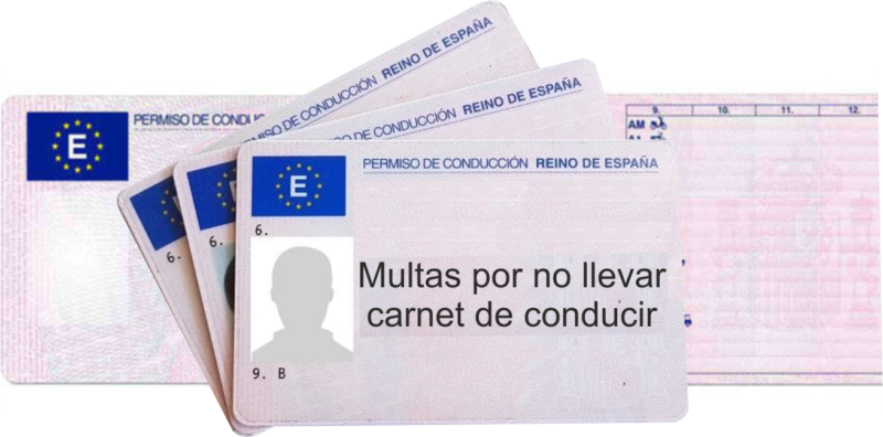 multas carnet conducir