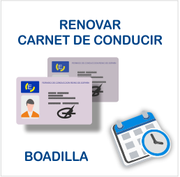 renovar carnet conducir BOADILLA