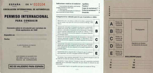 carnet de conducir internacional